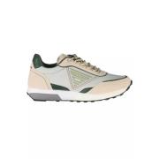 Carrera Beige Eco Lädersneakers med Kontrastdetaljer Multicolor, Herr