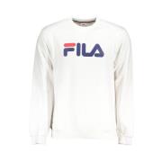 Fila Klassisk Crew Neck Fleece Sweatshirt White, Herr