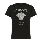 Versace T-shirt med Medusa-huvud Black, Herr