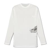 Y-3 Långärmad T-shirt White, Unisex