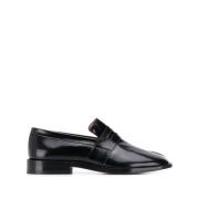 Maison Margiela Svarta Tabi Mocassins Läderskor Black, Dam