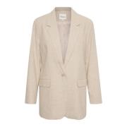 My Essential Wardrobe Lavitamw Blazer Jacka Havre Beige, Dam