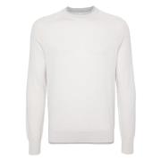 Eleventy Raglan Crew Neck T-shirt White, Herr