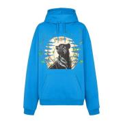 Balmain Disney x: The Lion King - Cassius Khumalo Print Hoodie Blue, H...