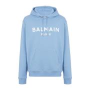 Balmain Paris huvtröja Blue, Herr