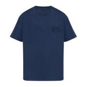 Etro T-shirt med broderat logotyp Blue, Herr