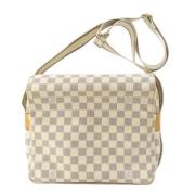 Louis Vuitton Vintage Pre-owned Canvas axelremsvskor Beige, Dam