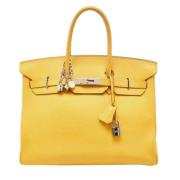 Hermès Vintage Pre-owned Laeder totevskor Yellow, Dam