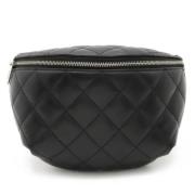 Chanel Vintage Pre-owned Laeder axelremsvskor Black, Dam