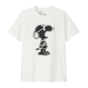 Kaws Begränsad upplaga Peanuts Gäspar Outline Tee White, Herr