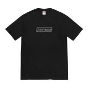 Kaws Begränsad upplaga Chalk Box Logo Tee Black, Herr