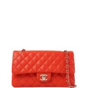 Chanel Vintage Pre-owned Laeder chanel-vskor Red, Dam