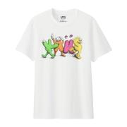 Kaws Begränsad upplaga Logo Tee Vit White, Herr