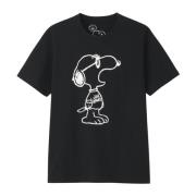 Kaws Begränsad upplaga Peanuts Gape Outline Tee Black, Herr