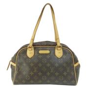 Louis Vuitton Vintage Pre-owned Canvas handvskor Brown, Dam