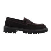 Hugo Boss Klassiskt Läder Moccasin Veldstraat Brown, Herr