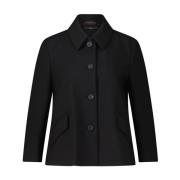 Windsor Crepe Short Blazer Jacka Black, Dam