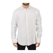 Ermanno Scervino Casual Shirts White, Herr