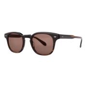 Garrett Leight Redwood Tortoise Sunglasses Sherwood SUN Brown, Unisex