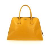 Prada Vintage Pre-owned Laeder prada-vskor Yellow, Dam