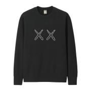 Kaws Sesame Street Limited Edition Sweatshirt Black, Herr