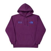 Kaws Lila/Blå Hoodie Limited Edition Purple, Herr