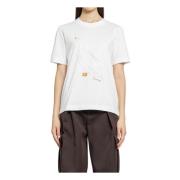 Burberry And Grafiskt Logotyp Tryck T-Shirt White, Dam