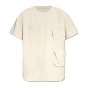 MM6 Maison Margiela T-shirt med fickor Beige, Herr