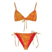 Gallo Blommig Bikini Topp Multicolor, Dam