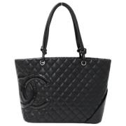 Chanel Vintage Pre-owned Laeder chanel-vskor Black, Dam