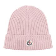 Moncler Stickad Beanie Mössa Pink, Dam