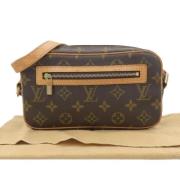 Louis Vuitton Vintage Pre-owned Tyg louis-vuitton-vskor Brown, Dam