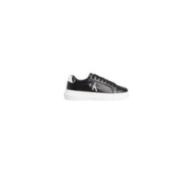 Calvin Klein Chunky Cupsole Mono LTH Sneakers Black, Dam