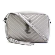 Yves Saint Laurent Vintage Pre-owned Laeder axelremsvskor White, Dam