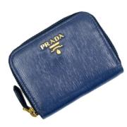 Prada Vintage Pre-owned Laeder plnbcker Blue, Dam