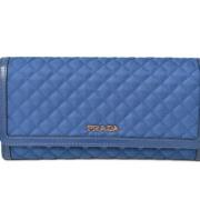 Prada Vintage Pre-owned Laeder plnbcker Blue, Dam