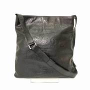 Bvlgari Vintage Pre-owned Tyg crossbodyvskor Black, Dam