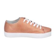 Crime London Läder Sneakers för Kvinnor Orange, Dam