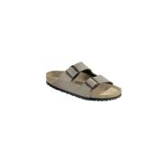 Birkenstock Beqväma Slide Sandaler för Vardagsbruk Gray, Herr