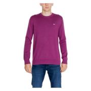 Tommy Jeans Lila Stickat för Höst/Vinter Purple, Herr