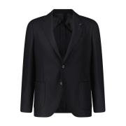 Lardini Ulltexturerad Blazer Black, Herr