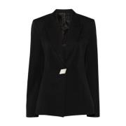 The Attico Svart Blazer Jackor Black, Dam