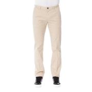 Trussardi Beige Bomulls Jeans & Byxor Beige, Herr