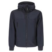 C.p. Company Stretch Parka Jacka med Dragkedja Blue, Herr