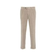 Briglia Beige Corduroy Byxor Aw24 Beige, Herr