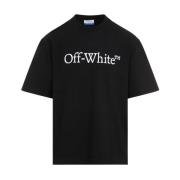 Off White Svart Street Style T-shirt Black, Herr