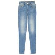 Raizzed Hög Midja Skinny Jeans i Mjuk Stretchdenim Blue, Dam