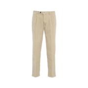 Briglia Beige Corduroy Byxor Aw24 Beige, Herr