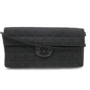 Chanel Vintage Pre-owned Nylon chanel-vskor Black, Dam