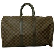 Louis Vuitton Vintage Pre-owned Tyg handvskor Brown, Dam